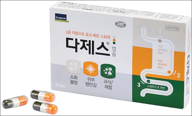 다제스 소화제 효능 복용법 부작용