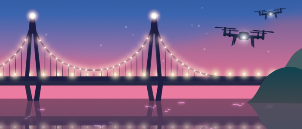 녹동항 드론쇼