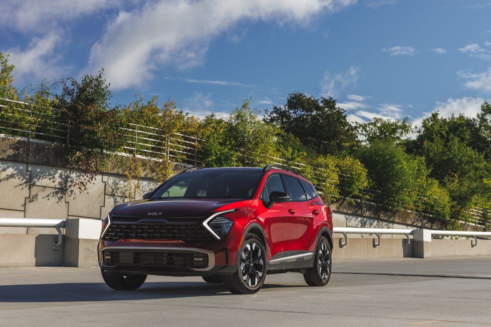 스포티지 하이브리드 외부디자인