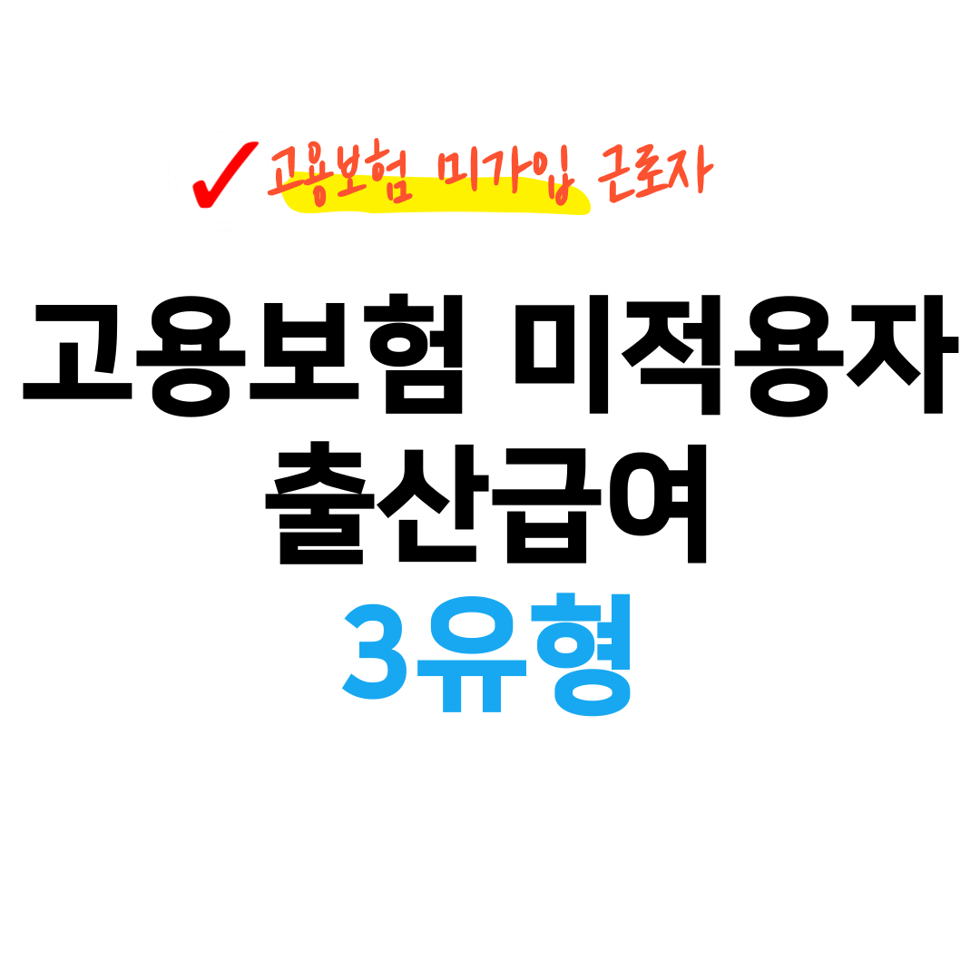 고용보험미가입자출산급여