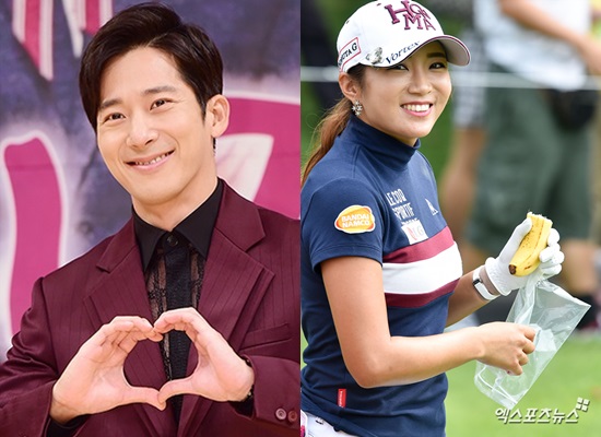 이완 이보미 결혼 발표 당시 인물 사진