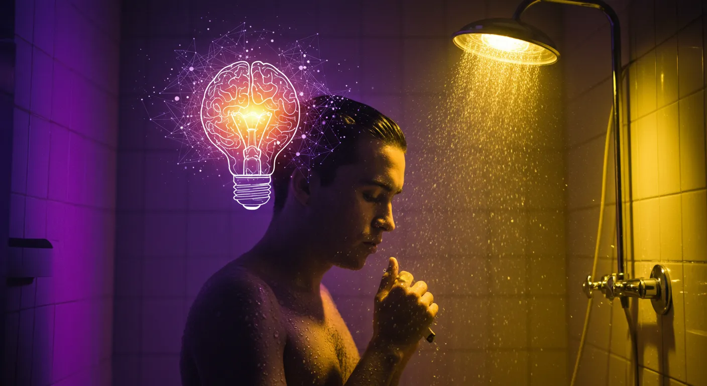 샤워하는데 갑자기 아이디어 생각난 사람