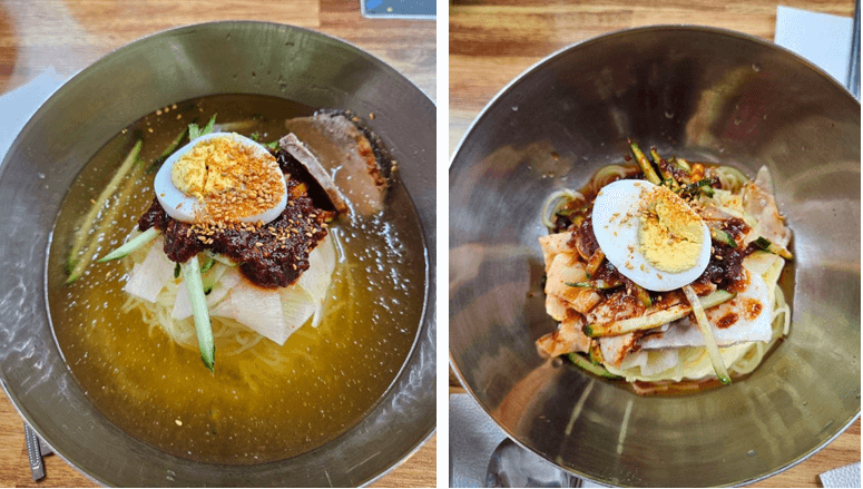 고향밀면-식당-물밀면-비빔밀면-사진