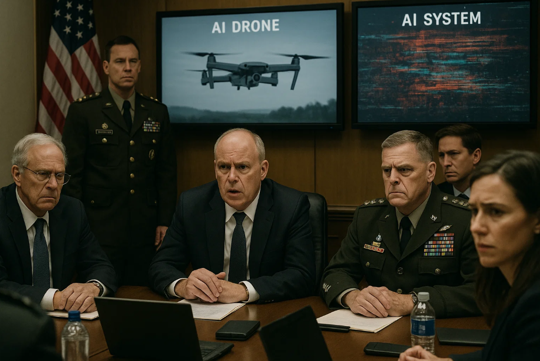 미국의 AI 위기 관련 사진