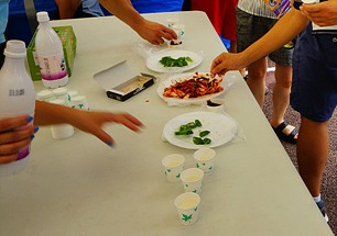 복숭아 막걸리 시음