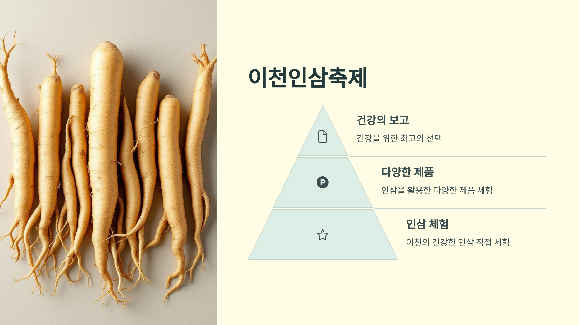 🎉이천의 9대 축제 : 이천도자기축제, 이천쌀문화축제, 산수유꽃축제, 이천평생학습축제, 이천체험문화축제, 햇사레 장호원복숭아축제, 이천인삼축제, 코스모스축제, 설봉산 별빛 축제!