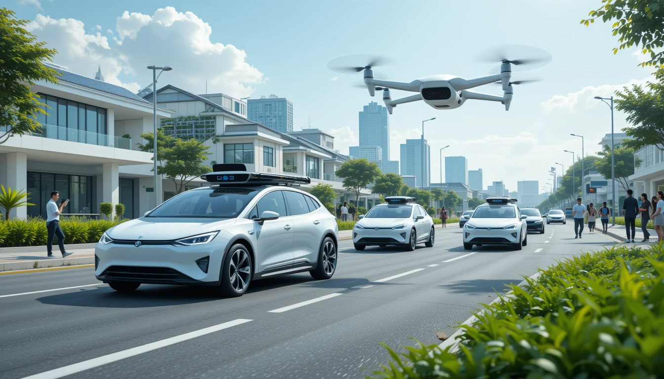 미래 자동차 기술 트렌드 이미지