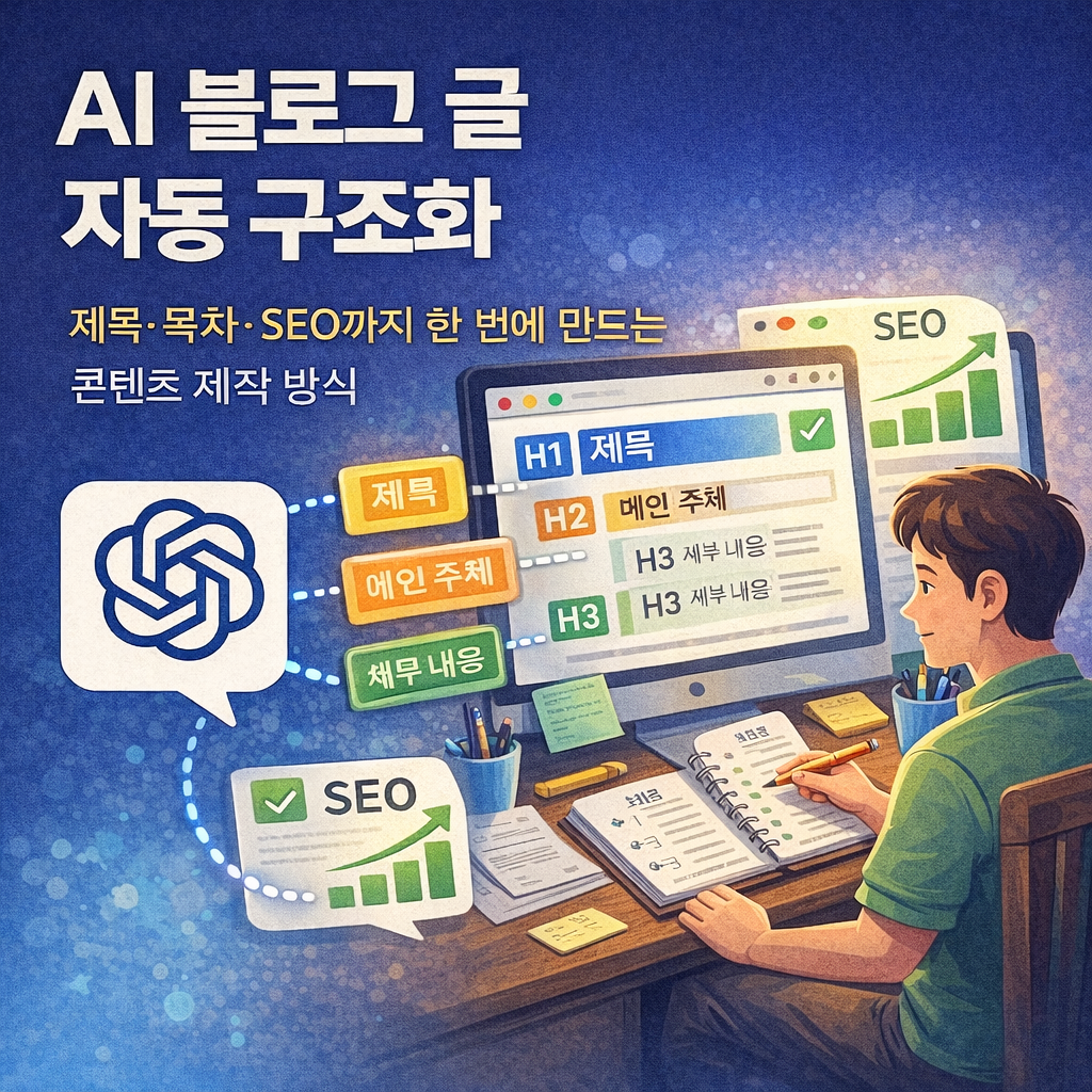 AI 블로그 글 자동 구조화