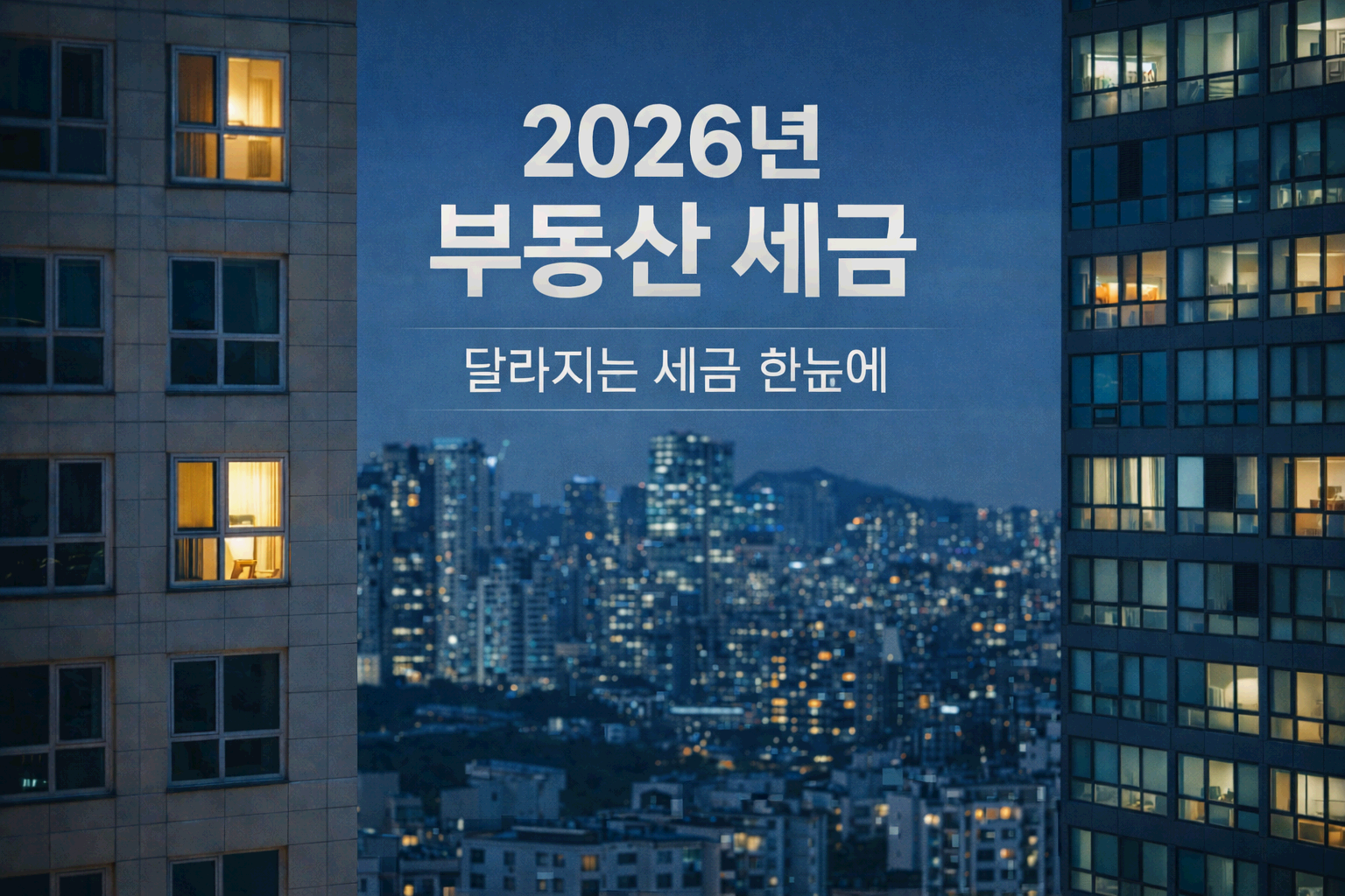2026년 부동산 세금 완전 정리｜맞벌이&middot;주말부부 월세 공제부터 종부세&middot;세컨드홈 혜택까지