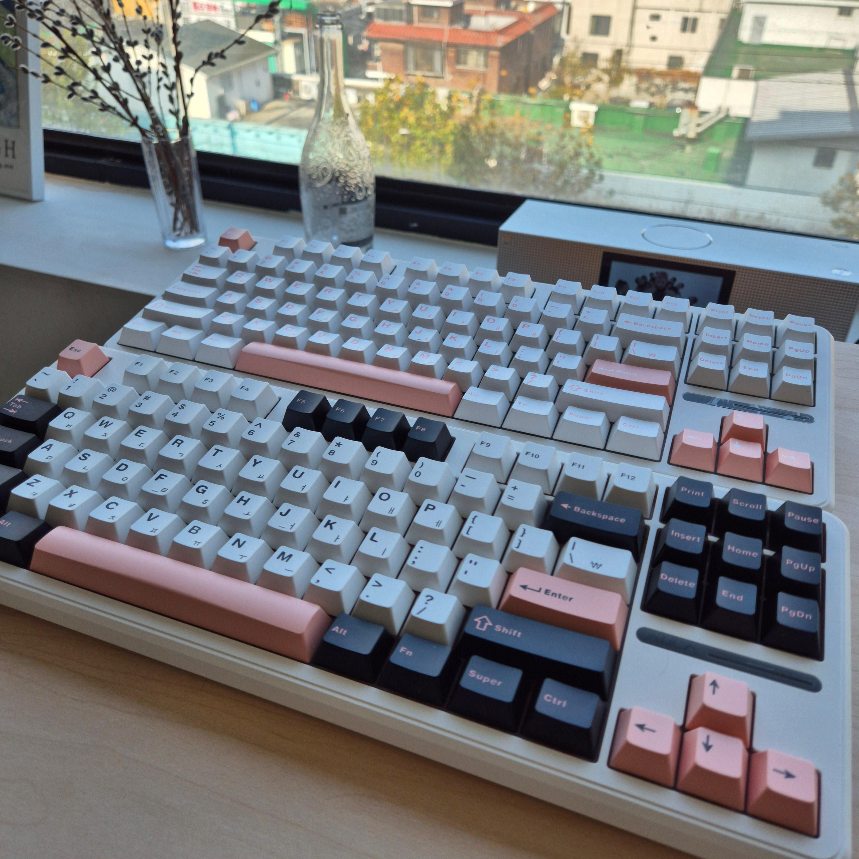 AULA 독거미 키보드 바다축 솜사탕축