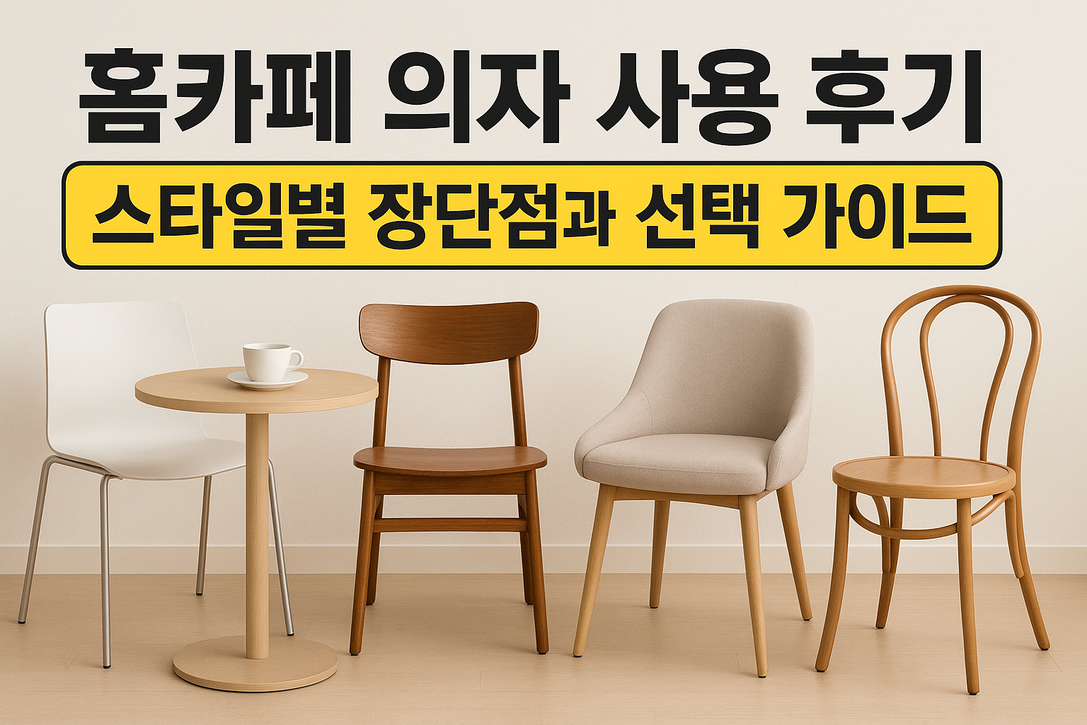 홈카페 의자