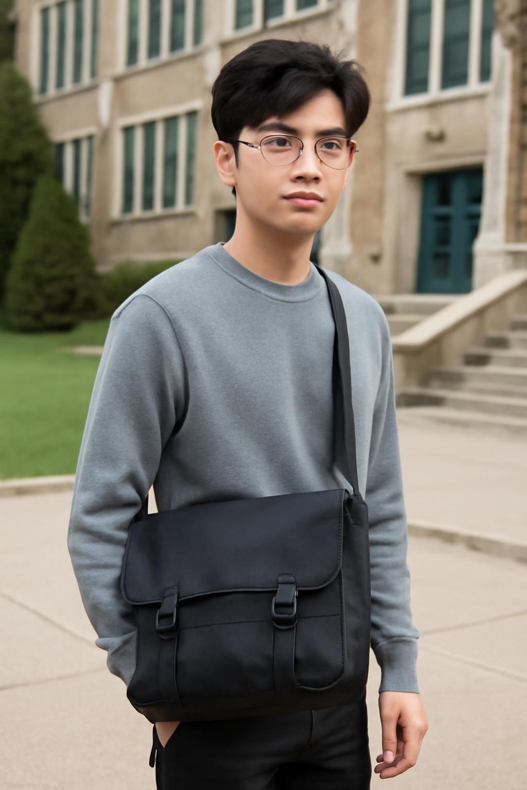 대학생 메신저백 크로스백