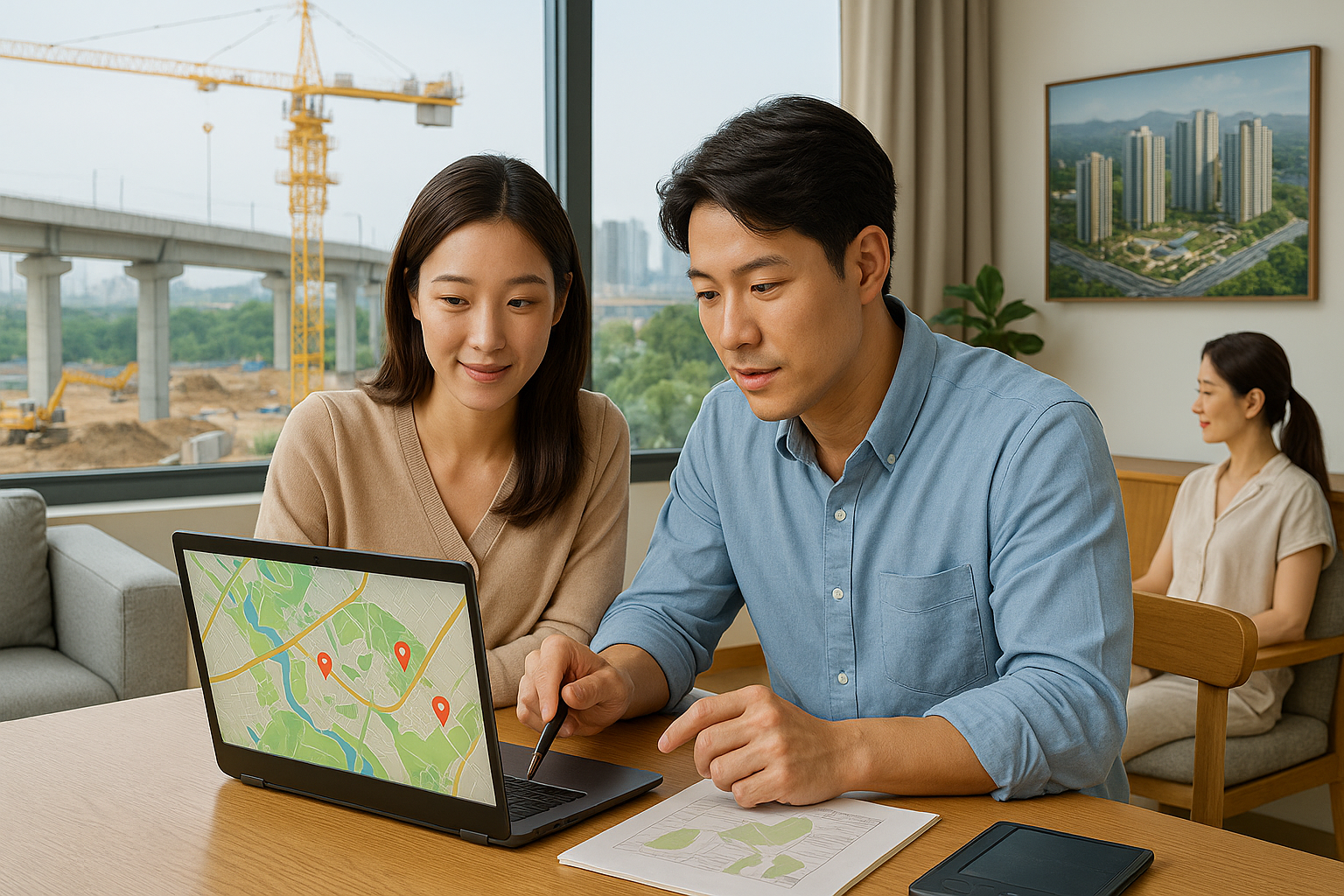 지도를 보며 투자가치 분석