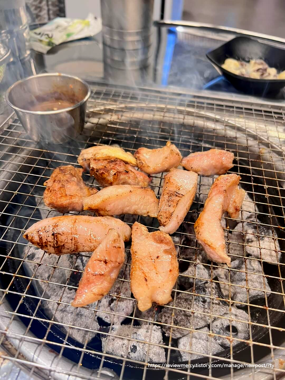 구운 항정살 사진