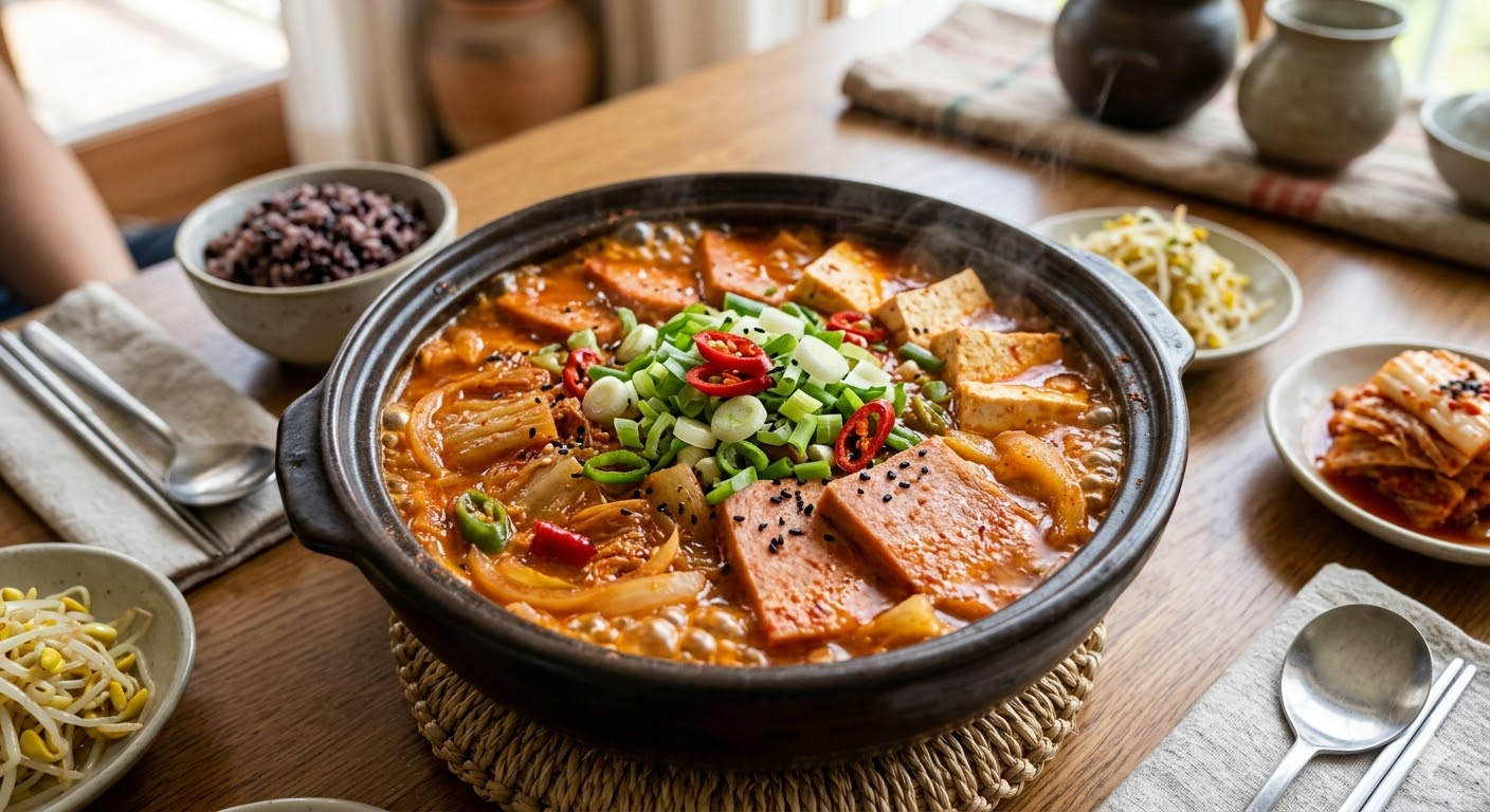 스팸 김치찌개 만드는 법: 압도적인 감칠맛