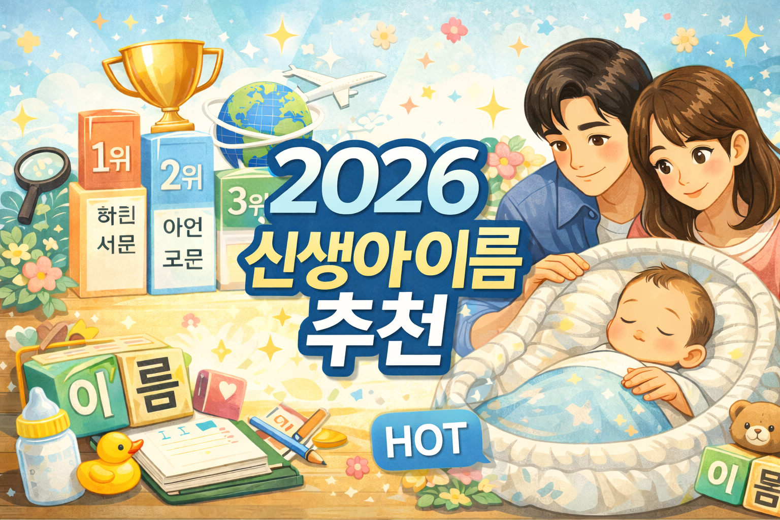 2026 남자 아기 이름, 2026 여자 아기 이름