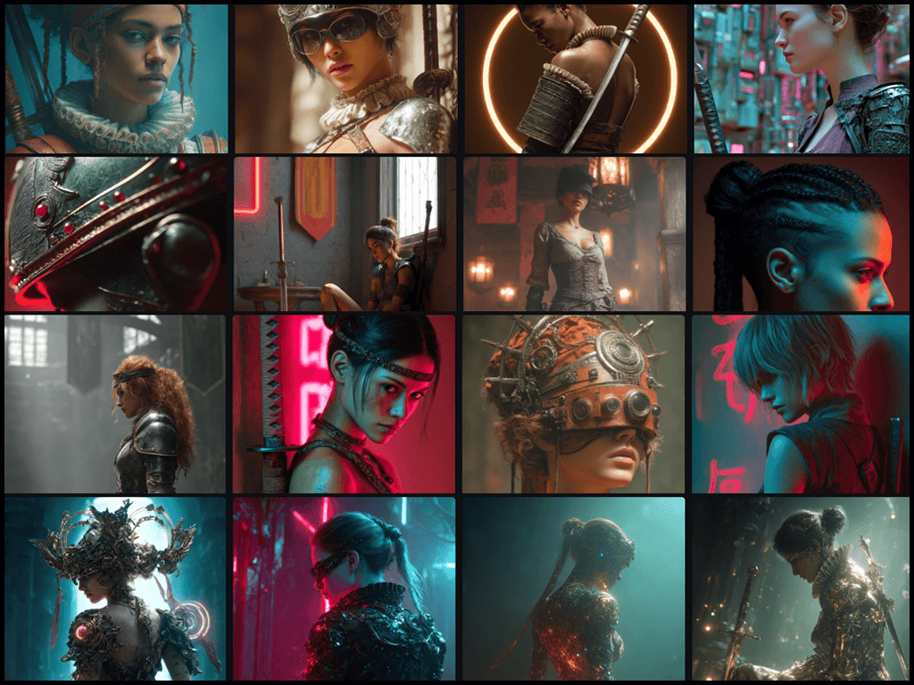 스타일 믹스 프롬프트 구조 예시 Midjourney