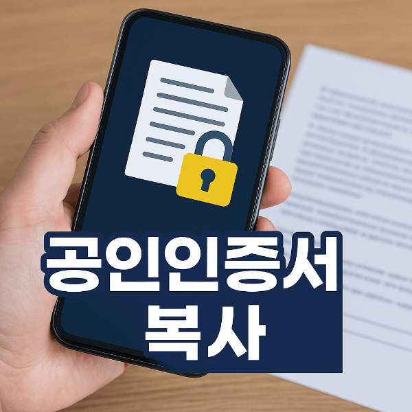 휴대폰 공인인증서 복사 썸네일
