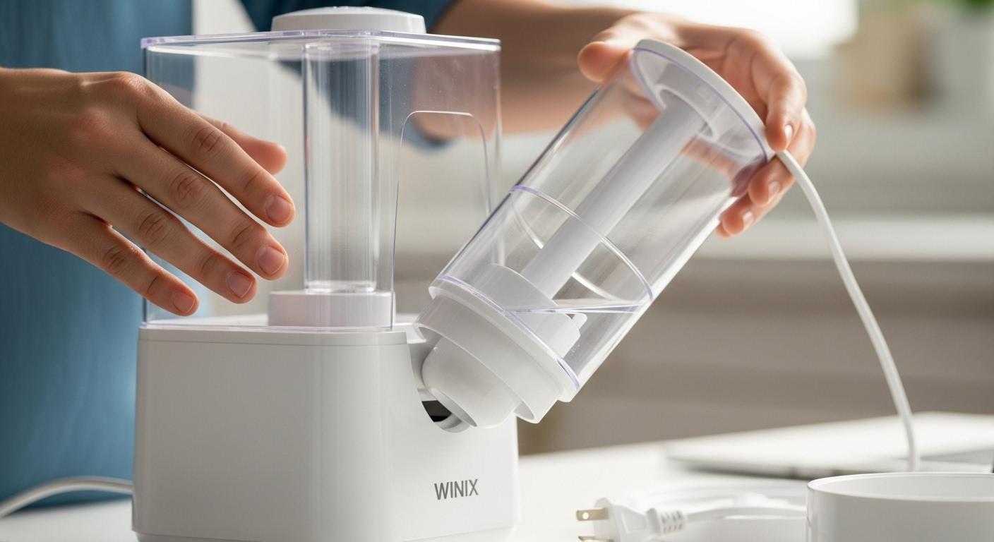 위닉스 가습기 조립