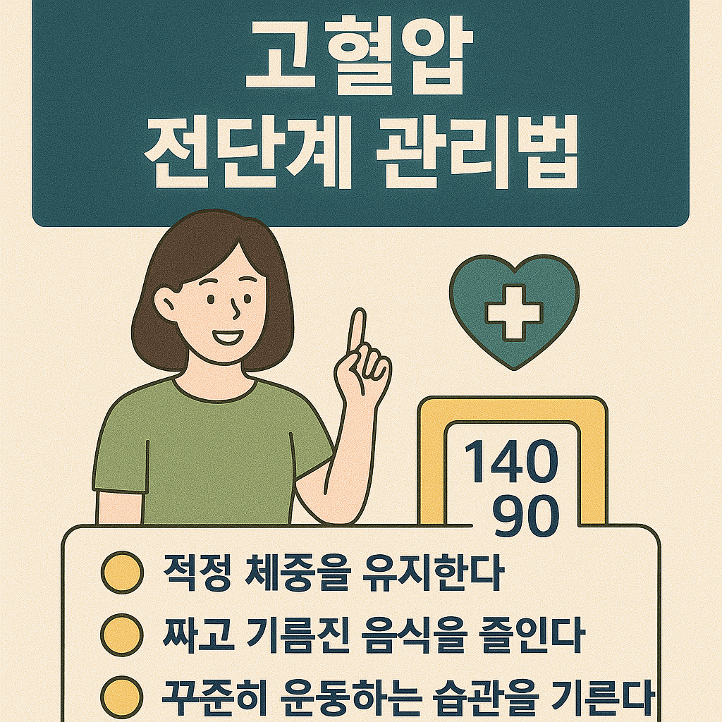 고혈압 전단계 관리법