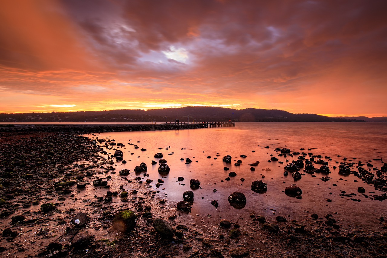 호주 태즈매니아 자연 바다 사진
