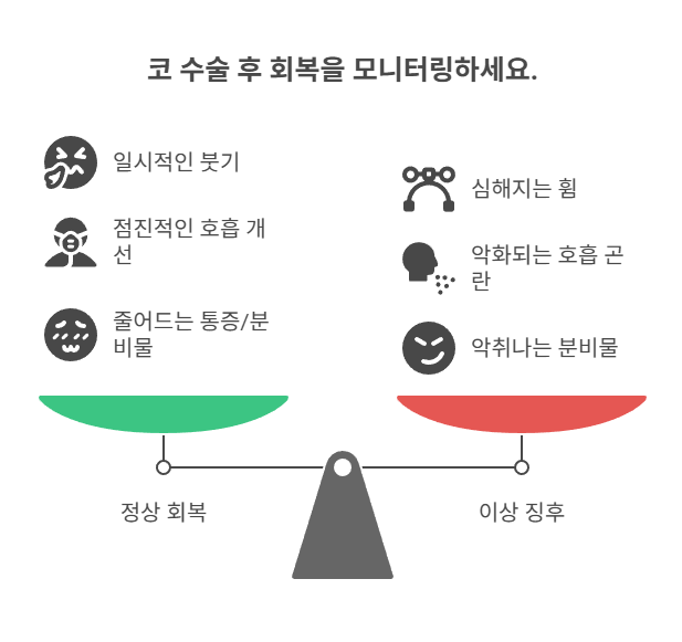 정상 회복 vs 이상 징후 구분법