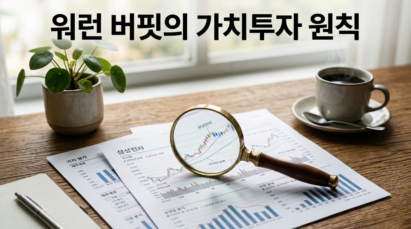 워런 버핏과 가치투자 원칙을 보여주는 사진