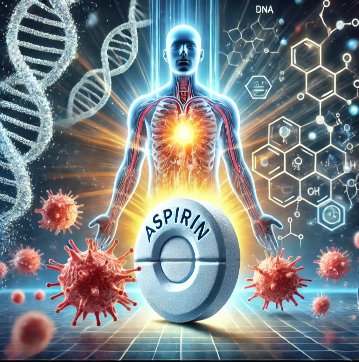 아스피린이 건강에 미치는 이미지