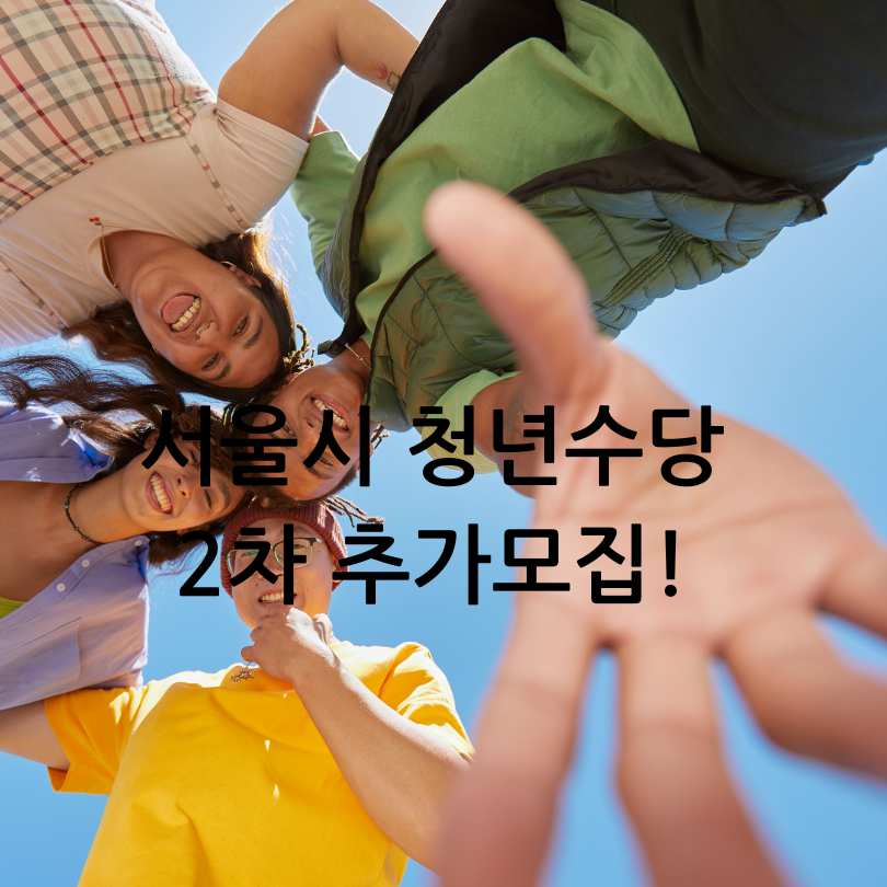 서울시 청년수당 2차 추가모집