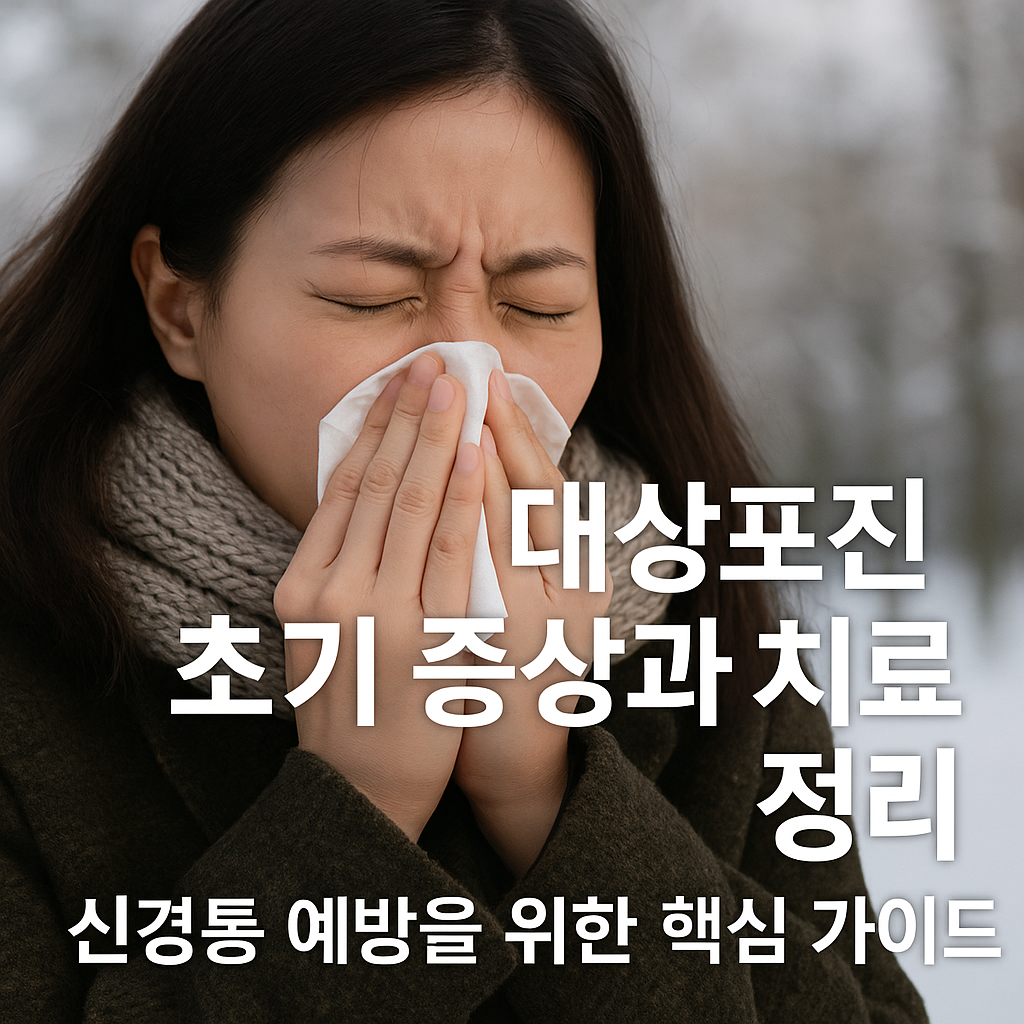 대상포진 초기증상과 치료 정리 신경통 예방을 위한 핵심가이드, 실사형 이미지