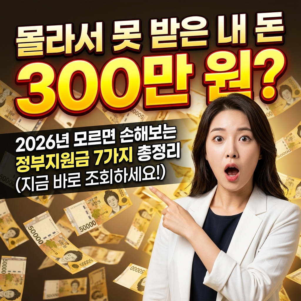 모르면 손해보는 정부지원금 7가지