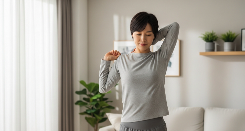 등근육 약화 스트레칭 운동