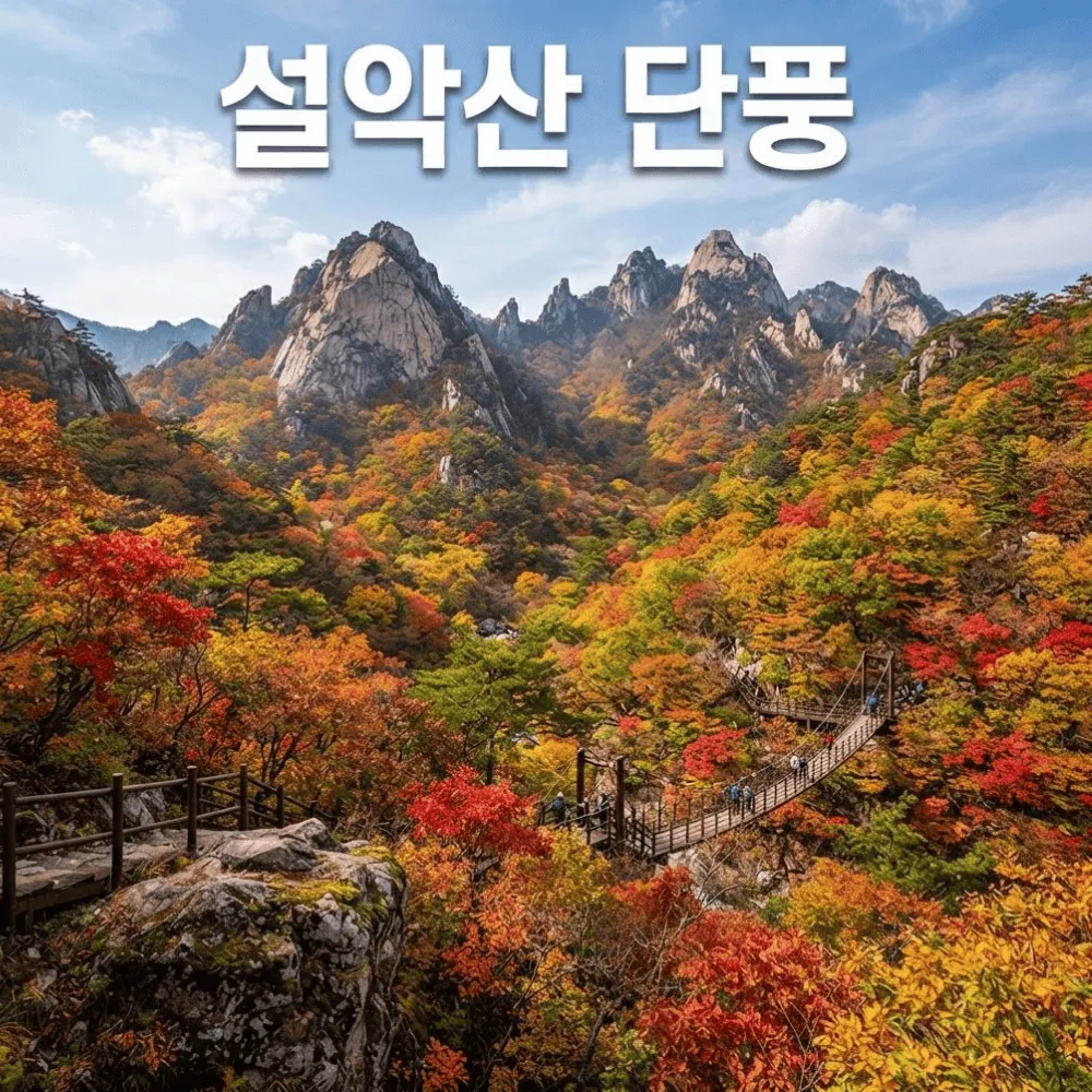 설악산 단풍 절정 시기