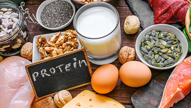 단백질이 풍부한 음식 / 하루 단백질 섭취량 - 성인여성, 성인남성, 어린이