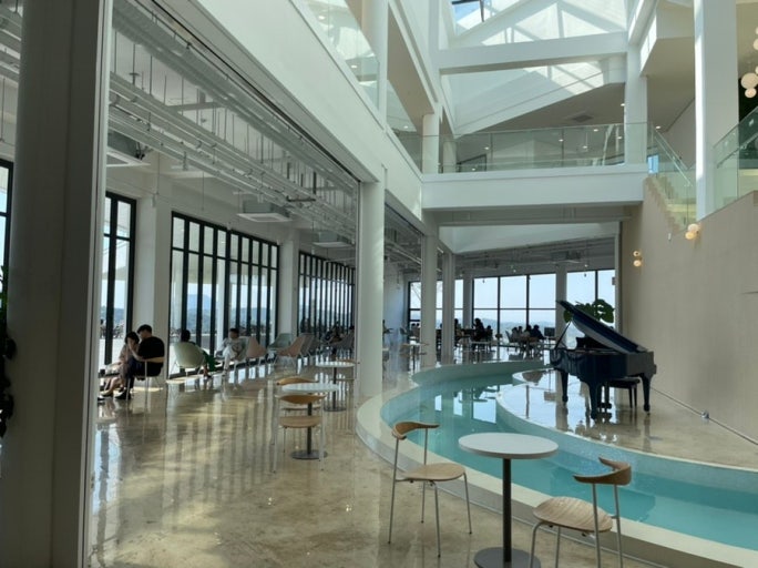 허브원 카페 내 사진