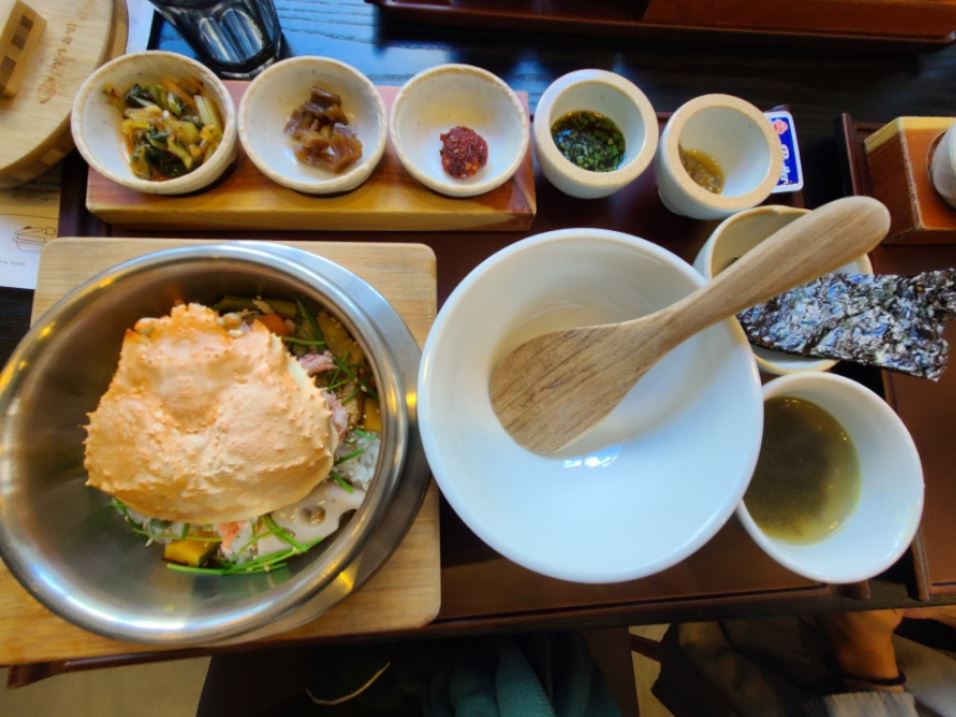 붉은대게솥밥