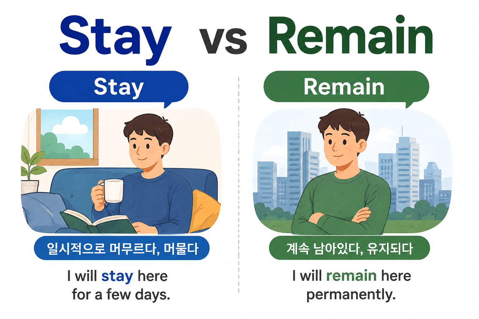 Stay vs Remain
