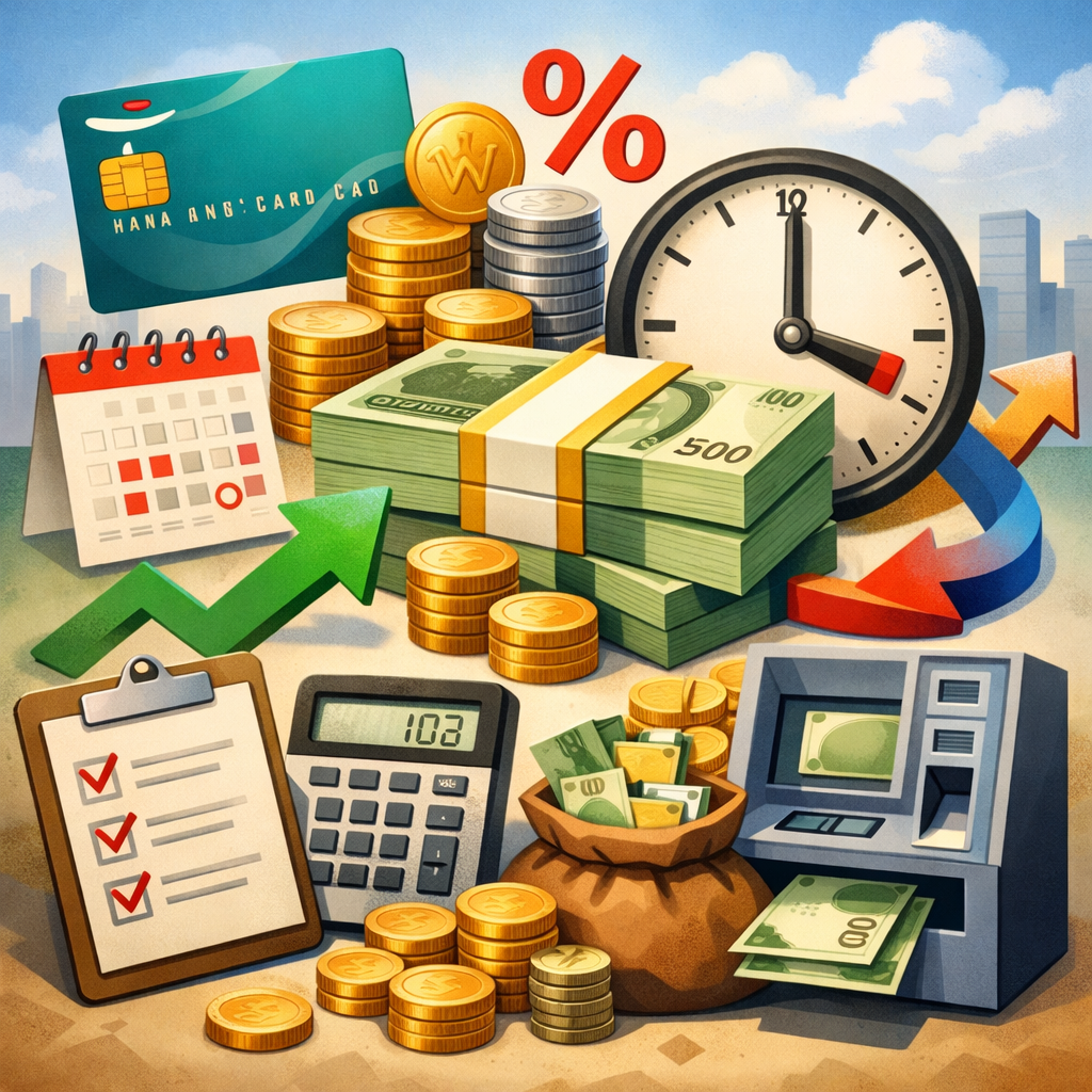 하나카드 현금서비스 완벽정리 &ndash; 이자 계산부터 결제일, 이용방법, 시간, 한도까지 한 번에! 관련 사진