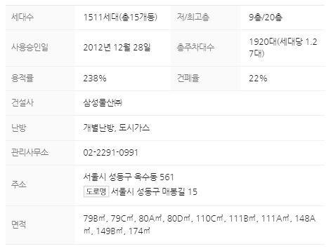 단지정보