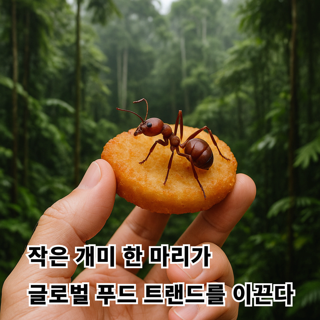 브라질의 포미가(Formiga) 곤충 식품의 미래 가능성