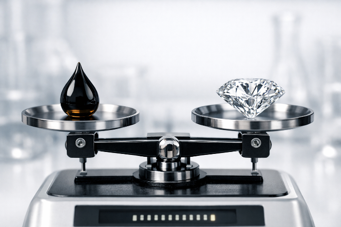 단기간에 폭등한 국제 유가의 희소성과 자산 가치 급등.