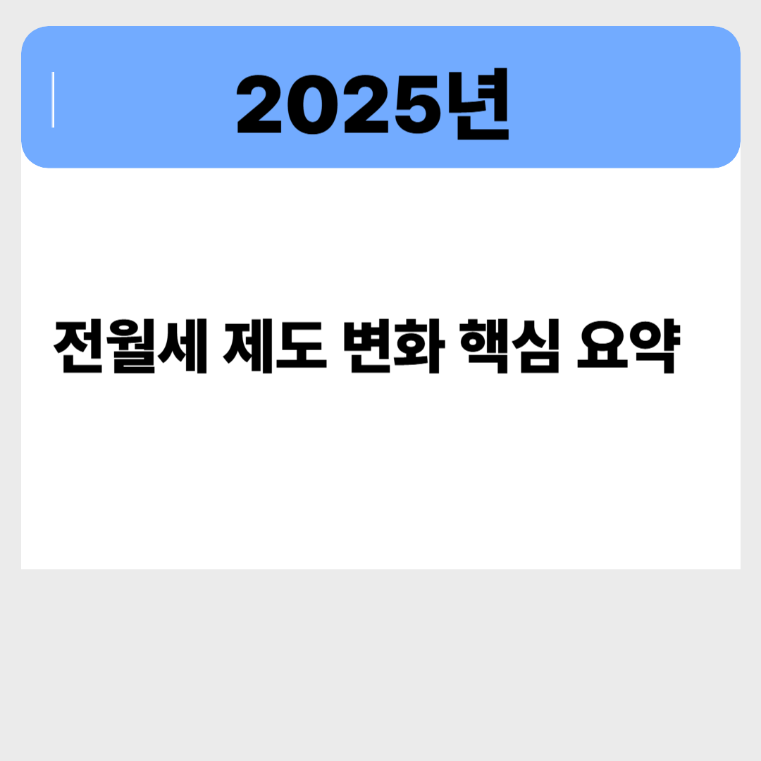2025년 전월세 시장, 월세 폭등 현실화되나? 관련 이미지