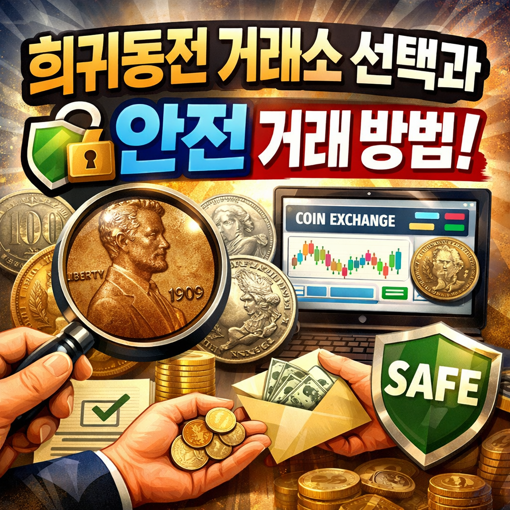 희귀동전 거래소 선택
