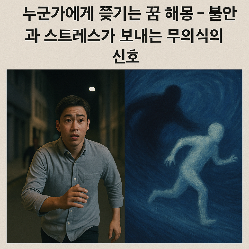 누군가에게 쫓기는 꿈 해몽