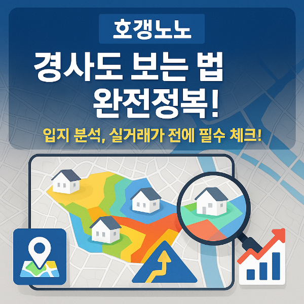 호갱노노 경사도 확인 방법 썸네일 이미지입니다.