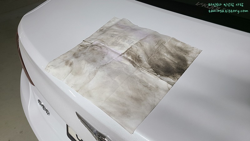 불스원 세차왁스 티슈