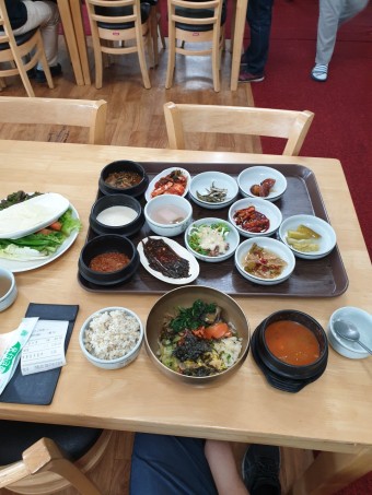 숯불보리굴비정식