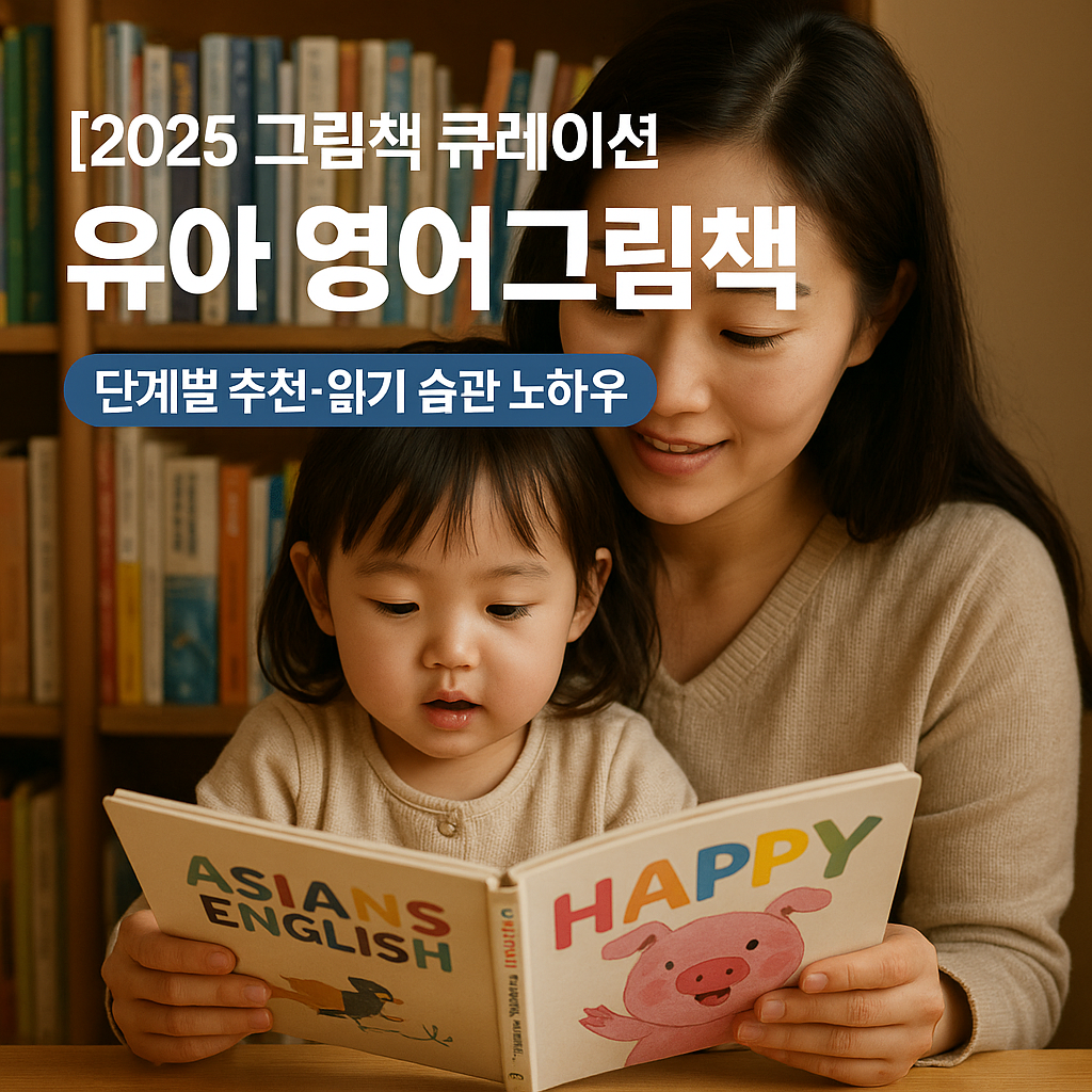[2025 그림책 큐레이션] 유아 영어그림책 ｜ 단계별 추천·읽기 습관 노하우