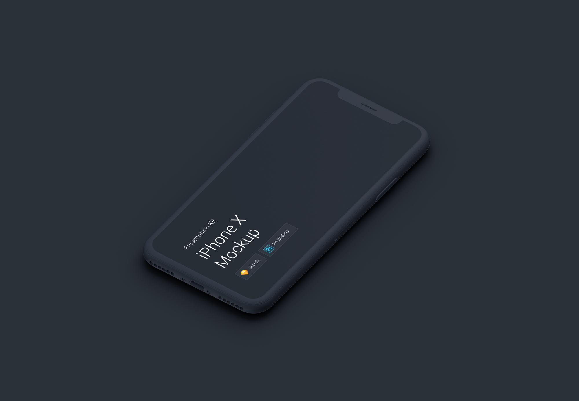 아이폰 X 목업 번들 사선형태 (1)