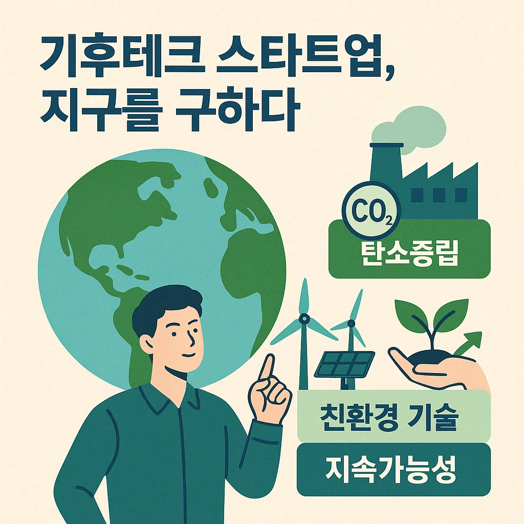 기후테크 스타트업, 지구를 구하다